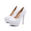 New wedding shoes, lace high heel wedding shoes for women, stiletto heels, large size platform shoes for women