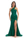 Mismatched Emerald Green Mermaid Maxi Long Bridesmaid Dresses,Party Dress, WG1881