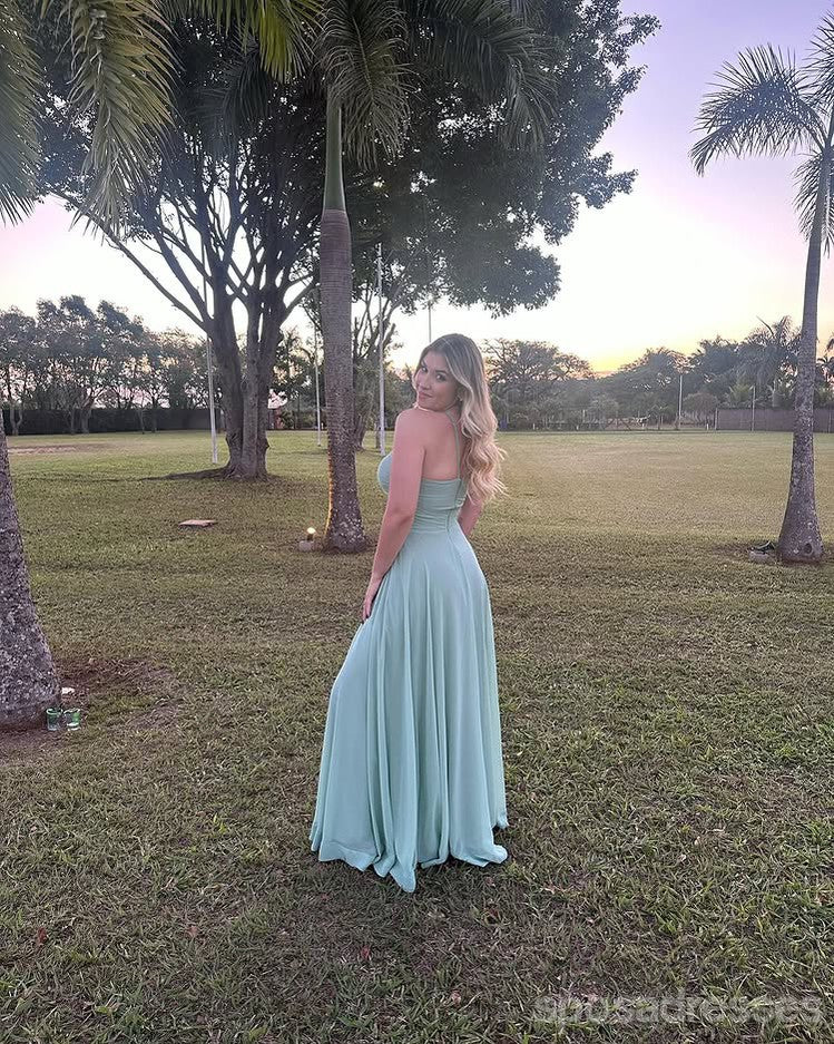 Elegant Green A-line Long Party Prom Dresses Ideas,Evening Gowns,13750