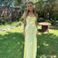 Pretty Light Yellow Long Party Prom Dresses Ideas,Evening Gowns,13668