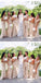Sexy Sheath Side Slit Maxi Long Wedding Guest Bridesmaid Dresses,WG1730
