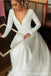 Elegant A-line V-neck Long Sleeves Maxi Long Handmade Lace Wedding Dresses,WD820