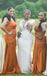 Mismatched Mermaid Burnt Orange Maxi Long Bridesmaid Dresses For Wedding Party,WG1819