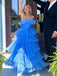 Gorgeous Blue A-line Long Party Prom Dresses Ideas,Evening Gowns,13888