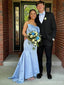 Elegant Blue Mermaid Sweetheart Maxi Long Party Prom Dresses Ideas,Evening Gowns,13655