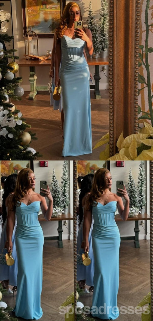 Sexy Blue Mermaid Sweetheart Long Party Prom Dresses Ideas,Evening Gowns,13872