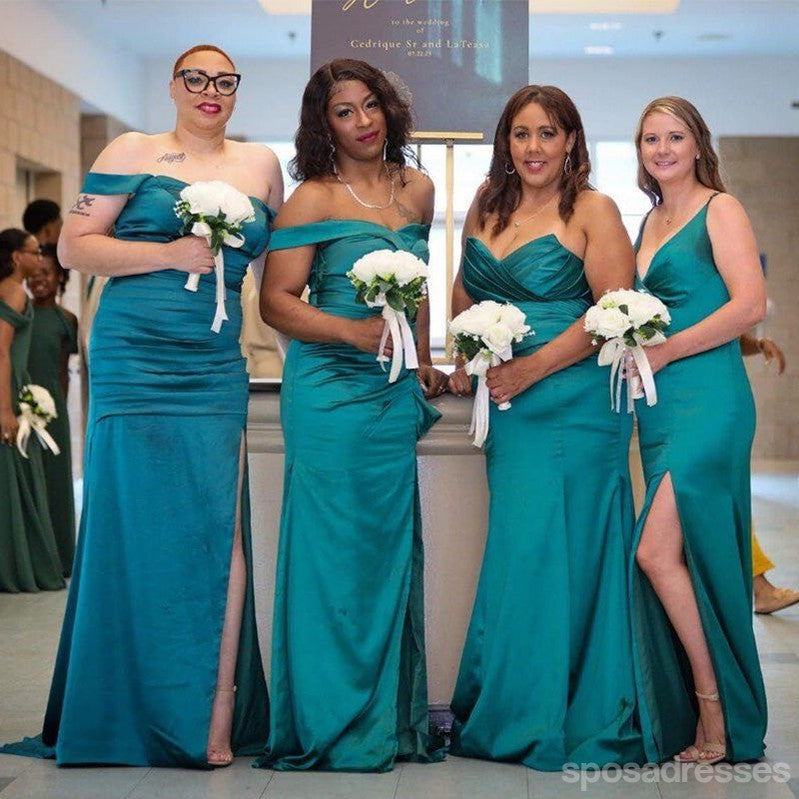 Mismatched Sexy Mermaid Maxi Long Bridesmaid Dresses,Party Dress, WG1878