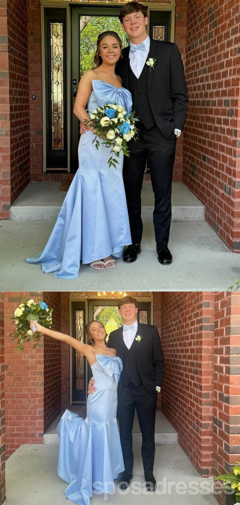 Elegant Blue Mermaid Sweetheart Maxi Long Party Prom Dresses Ideas,Evening Gowns,13655