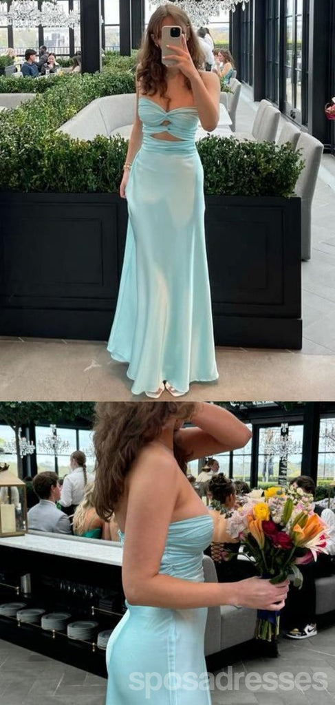 Sexy Sky Blue Mermaid Long Party Prom Dresses Ideas,Evening Gowns,13772