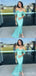 Pretty Green Mermaid Two Pieces Long Party Prom Dresses Ideas,Evening Gowns,13867