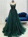 Green A-line Sweetheart Maxi Long Prom Dresses,Evening Dresses,13152
