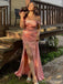 Sexy Pink Off Shoulder Maxi Long Party Prom Dresses,Evening Dress,13532