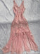 Pretty Pink Mermaid Maxi Long Party Prom Dresses Ideas,Evening Gowns,13623