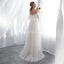 Einfacher Schatz Durchsichtige Spitze A-Linie Günstige Brautkleider Online, Einzigartige Brautkleider, WD577