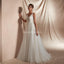 See Through Cap-Sleeves A-line Cheap Wedding Dresses Online, Cheap Bridal Dresses, WD579