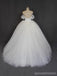 Off Shoulder Ball Gown Tulle Wedding Dresses, Custom Made Wedding Dresses, Cheap Wedding Gowns, WD209