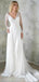 Long Sleeves Lace Backless Günstige Brautkleider Online, Günstige Brautkleider, WD543