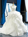 Scoop Ball Kleid Spitze Mieder Rüschen Günstige Brautkleider Online, Günstige Brautkleider, WD622