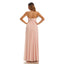 Pink A-line Strapless Sweetheart Cheap Chiffon Long Bridesmaid Dresses,WG1609