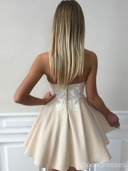 Απλή γλυκιά Δαντέλα χαριτωμένα απλά φθηνά φορέματα Homecoming 2018, CM451
