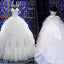 Vestidos de novia de lujo de encaje de plata con encaje, vestido de novia con corsé con cordones, WD0018