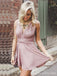 Simple Dusty Pink Sexy Casual Cheap Homecoming Dresses Under 100, CM542