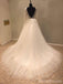 Long Sleeve Backless V Neckline See Through Lace Wedding Bridal Dresses, Custom Made Wedding Dresses, Affordable Wedding Bridal Gowns, WD244