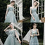 Mismatched Green A-line Cheap Long Bridesmaid Dresses Online,WG1266