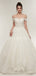 Off Schulter Spitze A-line Billig Hochzeit Kleider Online, einzigartige Brautkleider, WD568