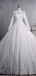 Günstige Langarm High Neck Modest Brautkleider Online, Günstige Brautkleider, WD517