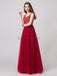 Δείτε μέσα από κόκκινο applique βραδινά φορέματα prom, βραδινά φορέματα prom κόμμα, 12102