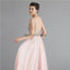 V Ο Λαιμός Χαφόν Χαριτωμένη Ροζ Βραδινά Φορέματα, Βραδινά Πάρτυ Χορού, 12122