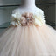 Vestidos hechos a mano del tutú del duendecillo de la flor de la correa del cordón, vestidos de la muchacha de flor de Afford, FG041