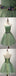 Simple Green Beaded Strapless Homecoming Prom Dresses, Affordable Short Party Corset Back Prom Dresses, Perfect Homecoming Dresses, CM225