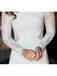 Langarmschnürsenkel einzigartige preiswerte Hochzeitskleider preiswerte Online-Brautkleider, WD487