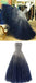 Vestidos de fiesta de la noche larga de la marina sin tirantes, 16 vestidos dulces personalizados, 18544