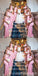 Mismatched Pink Mermaid Cheap Long Bridesmaid Dresses Online,WG1527