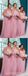 Pink Mermaid Spaghetti Straps Cheap Long Bridesmaid Dresses,WG1588