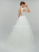 Erotischer rückenfreier einfacher V-Ausschnitt preiswerte Hochzeitskleider preiswerte Online-Brautkleider, WD552