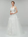 Erotischer rückenfreier Schnürsenkel V Hals preiswerte Hochzeitskleider preiswerte Online-Brautkleider, WD553