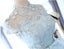 Υψηλό λαιμόκοψη ανοικτό μπλε χαριτωμένα φορέματα χορού Homecoming, προσιτά γλυκά 16 Φορέματα, CM331