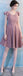 Staubige rosa kurze ungleiche einfache preiswerte Brautjungfer zieht sich online, WG510 an
