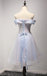 Τούλι Δαντέλα Χαριτωμένο Homecoming Prom Φορέματα, Οικονομικά Σύντομο Κόμμα Χορό Γλυκό 16 Φορέματα, Τέλεια Homecoming Φορέματα Κοκτέιλ, CM332