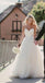 Espagueti del amor simples atan con correa vestidos nupciales de boda largos de encargo baratos, WD288