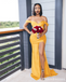 Mismatched Marigold Mermaid Cheap Bridesmaid Dresses Online, WG1268