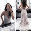 Sexy V-Back Lace Prom Dresses, Popular Backless Tulle Prom Dress, Bridal Gown, WD0128