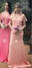 Falsch angepasste lange Meerjungfrau sexy preiswerte Brautjungfer zieht sich online, WG572 an