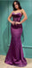 Sexy Purple Mermaid Sweetheart Cheap Maxi Long Prom Dresses,13228
