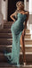 Sexy Green Mermaid High Slit Sweetheart Maxi Long Prom Dresses,Evening Dresses,13218