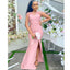 Newest Pink Mermaid Cheap Long Bridesmaid Dresses Online,WG1644